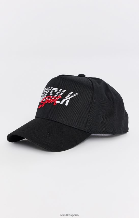 accesorio es SikSilk unisexo gorra de camionero deportiva negra 4NP28R248