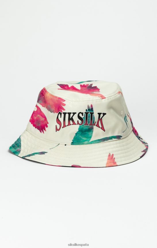 accesorio es SikSilk unisexo sombrero de pescador estampado reversible negro 4NP28R232