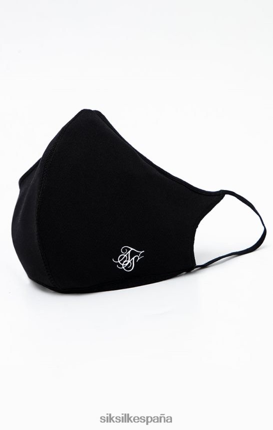 accesorio es SikSilk unisexo paquete negro de 3 mascarillas 4NP28R239