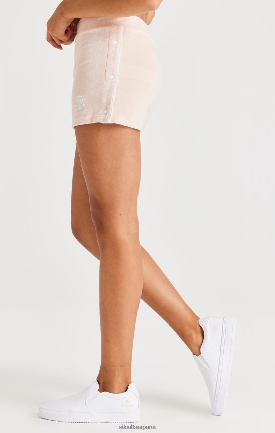 vestir es SikSilk chicas Shorts de toalla con botones automáticos - rosa 4NP28R354