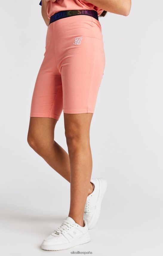 vestir es SikSilk chicas shorts ciclistas con cinta coralina 4NP28R361