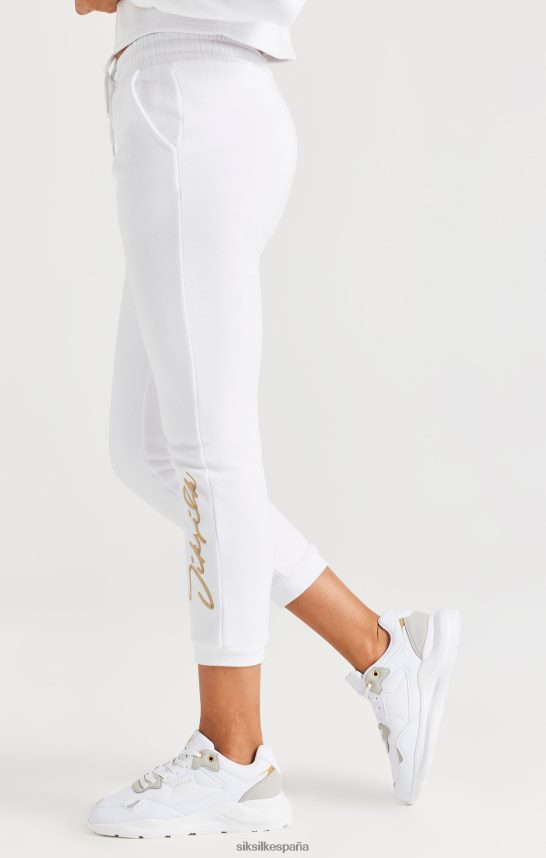 vestir es SikSilk chicas jogger blanco característico 4NP28R347
