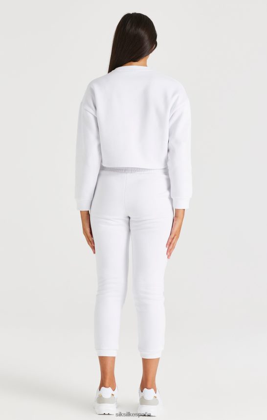vestir es SikSilk chicas jogger blanco característico 4NP28R347