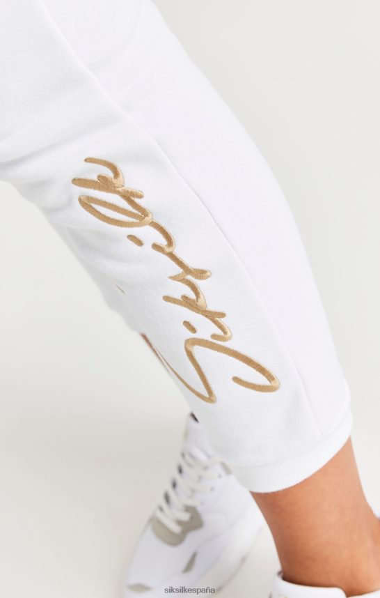 vestir es SikSilk chicas jogger blanco característico 4NP28R347