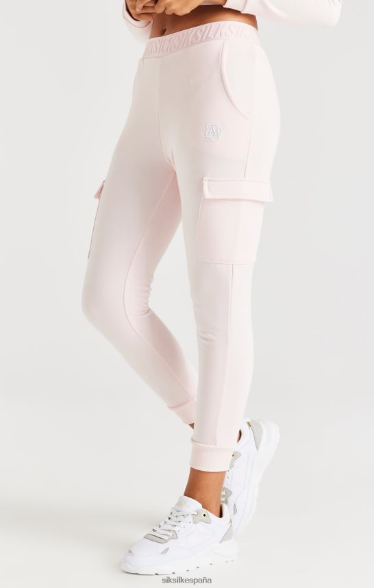 vestir es SikSilk chicas pantalones cargo con cintas - rosa 4NP28R351