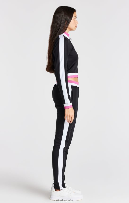 vestir es SikSilk chicas chaqueta retro negra 4NP28R341