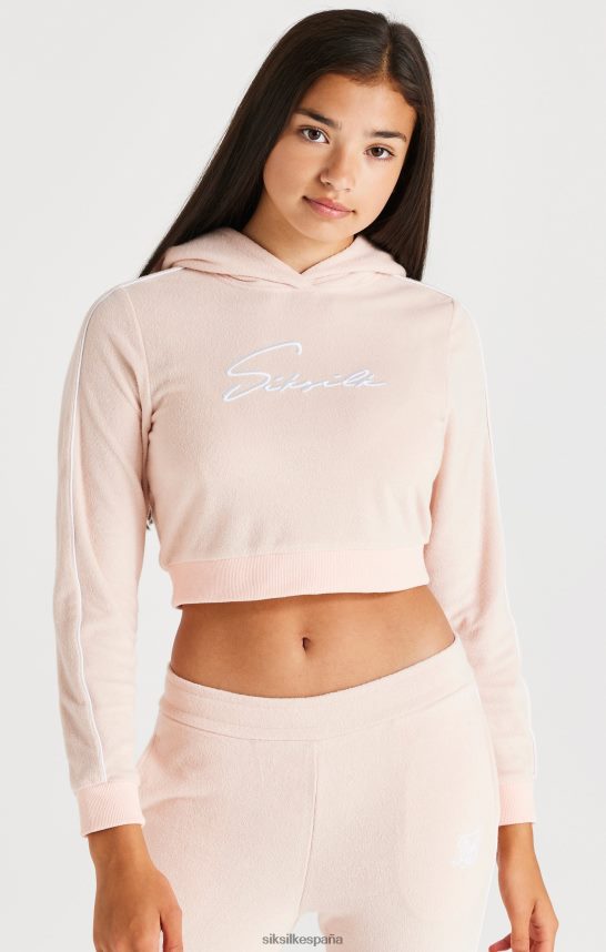 vestir es SikSilk chicas Capucha corta de toalla distintiva - rosa 4NP28R334