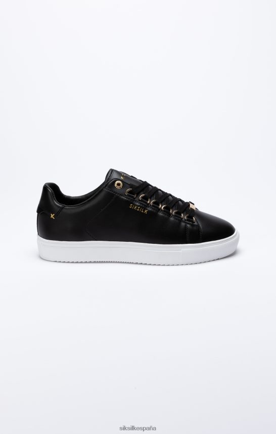 calzado es SikSilk hombres Zapatilla clásica negra con anillas en D de metal. 4NP28R10