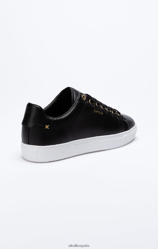 calzado es SikSilk hombres Zapatilla clásica negra con anillas en D de metal. 4NP28R10