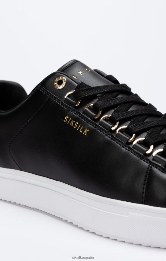 calzado es SikSilk hombres Zapatilla clásica negra con anillas en D de metal. 4NP28R10