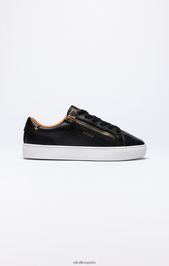 calzado es SikSilk hombres Zapatilla clásica negra con cremallera funcional. 4NP28R5
