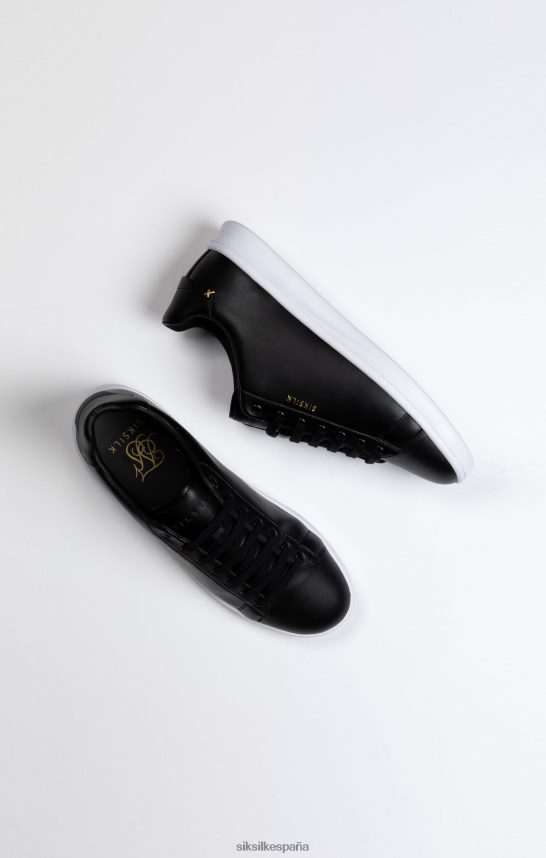 calzado es SikSilk hombres zapatillas casual bajas negras 4NP28R17