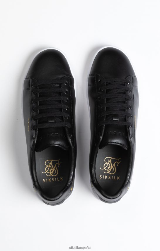 calzado es SikSilk hombres zapatillas casual bajas negras 4NP28R17