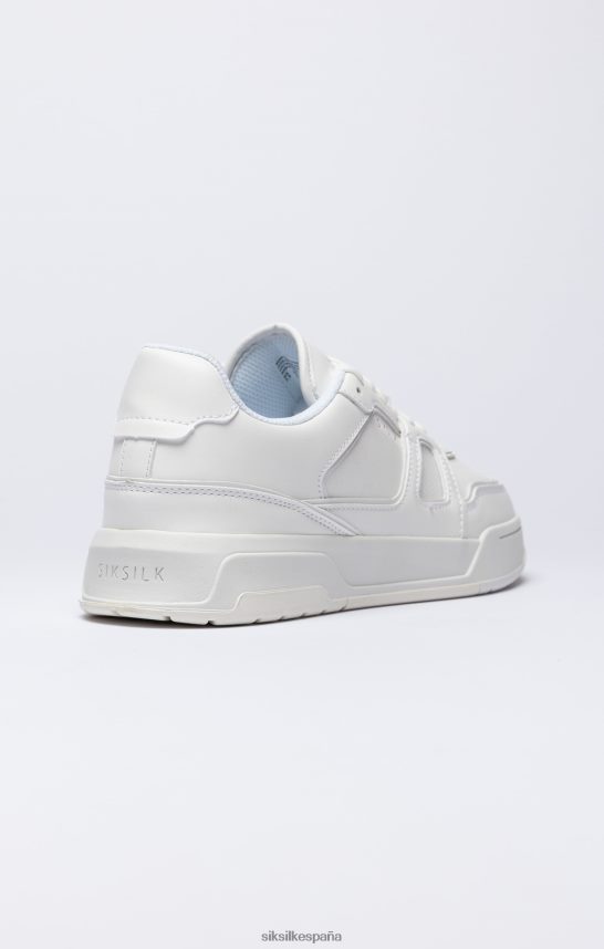 calzado es SikSilk hombres zapatillas de corte bajas blancas 4NP28R14