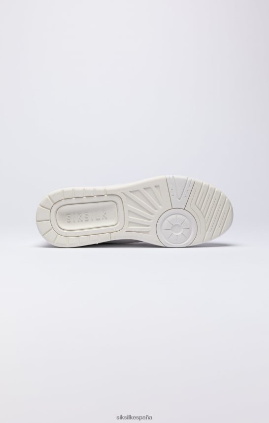 calzado es SikSilk hombres zapatillas de corte bajas blancas 4NP28R14