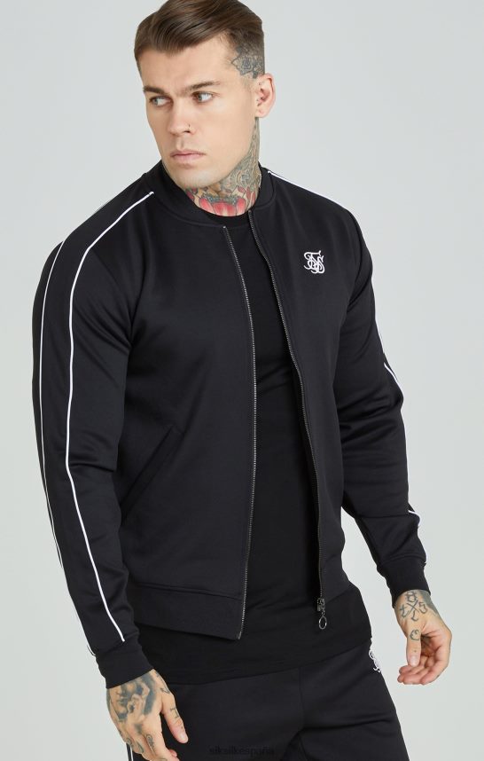 vestir es SikSilk hombres chándal con paneles negros 4NP28R503