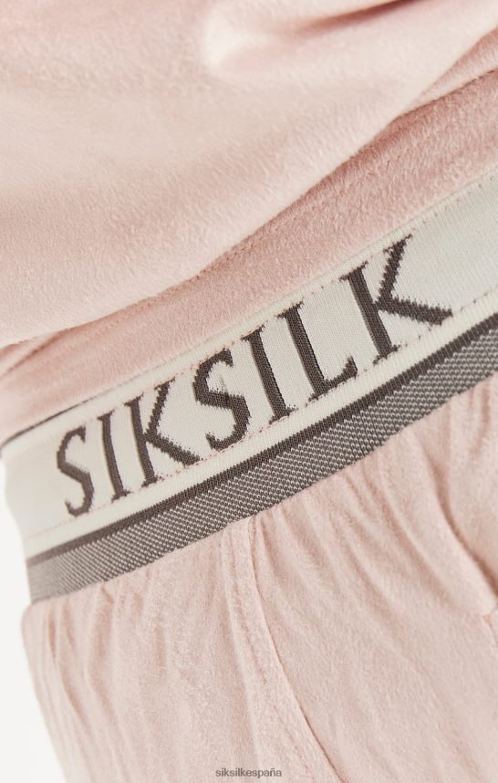 vestir es SikSilk hombres Shorts cargo de ante elástico - rosa 4NP28R579