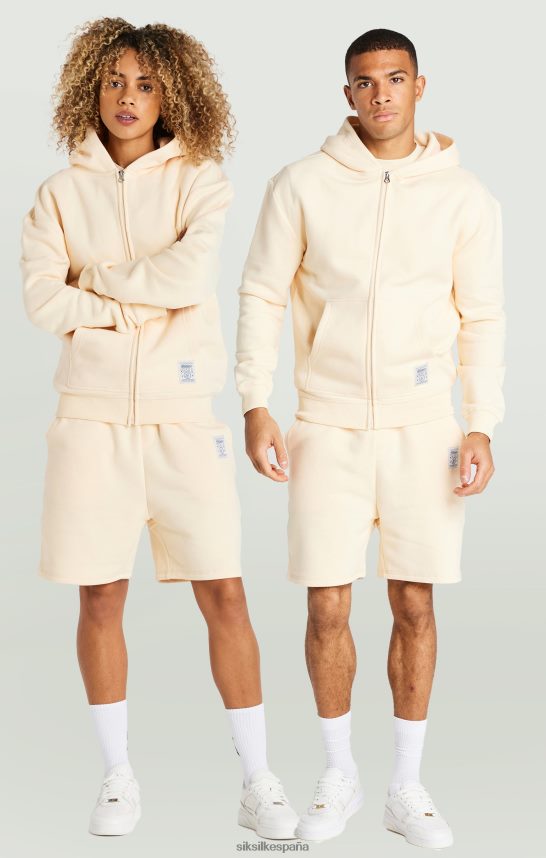 vestir es SikSilk hombres jogging corto color topo Foundation 4NP28R605