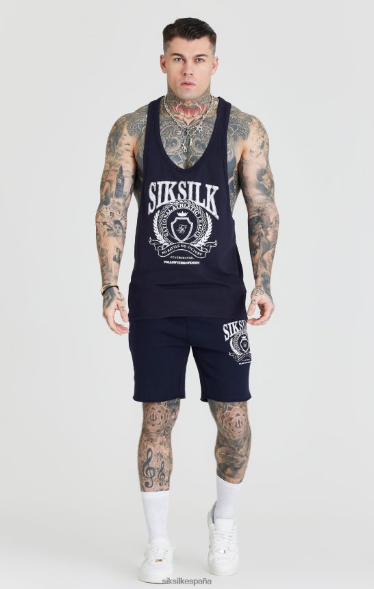 vestir es SikSilk hombres vuelo azul marino corto 4NP28R592