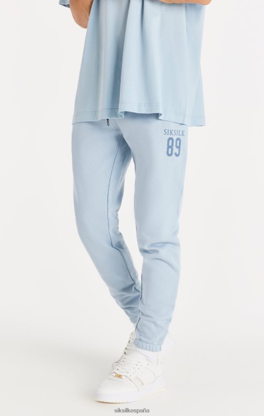 vestir es SikSilk hombres jogger azul con puños relajados 4NP28R536