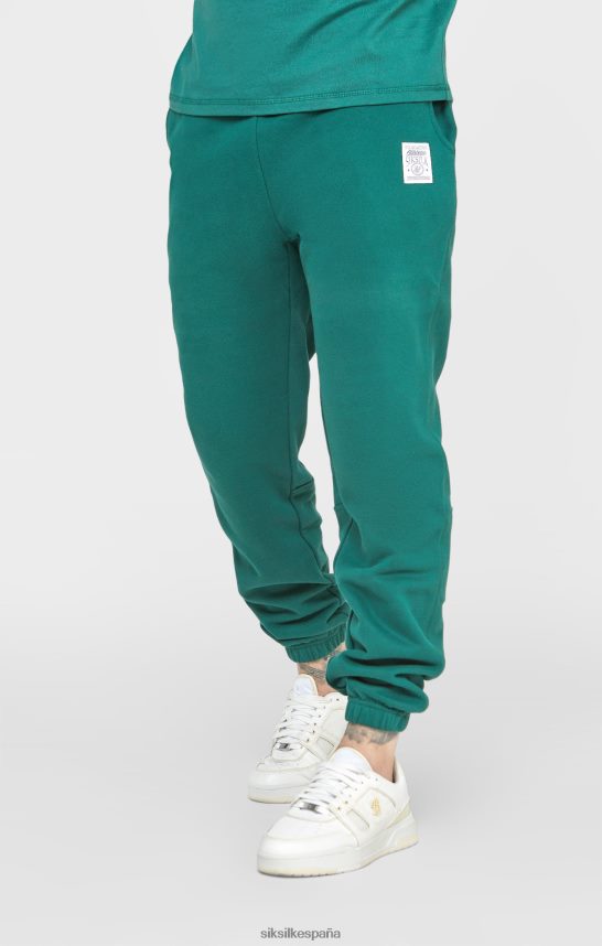 vestir es SikSilk hombres jogger relajado verde 4NP28R541