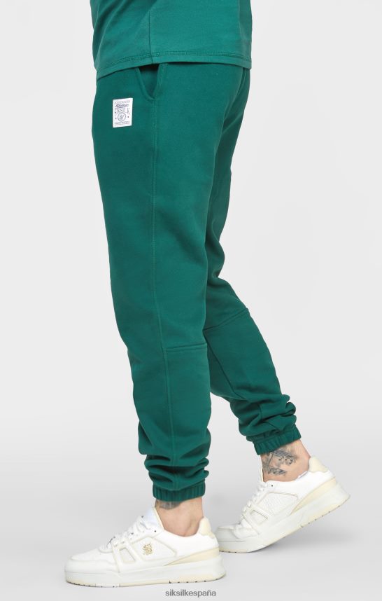 vestir es SikSilk hombres jogger relajado verde 4NP28R541