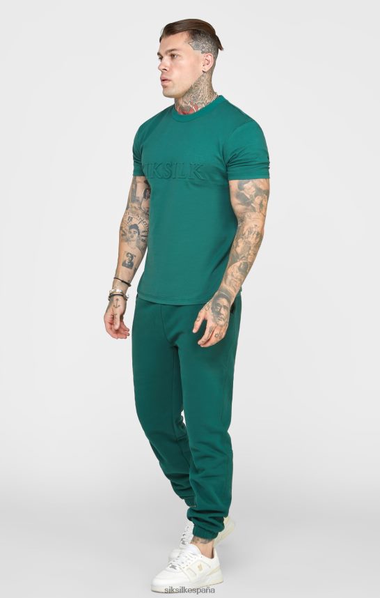 vestir es SikSilk hombres jogger relajado verde 4NP28R541