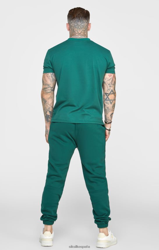 vestir es SikSilk hombres jogger relajado verde 4NP28R541