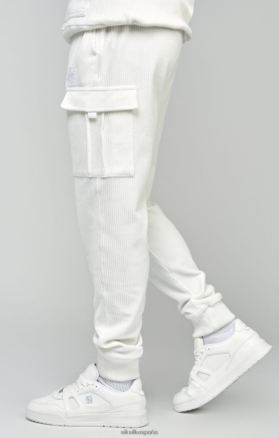 vestir es SikSilk hombres joggers cargo de pana crudo 4NP28R530