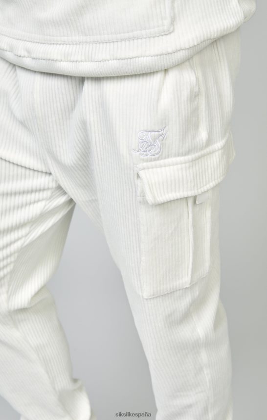 vestir es SikSilk hombres joggers cargo de pana crudo 4NP28R530