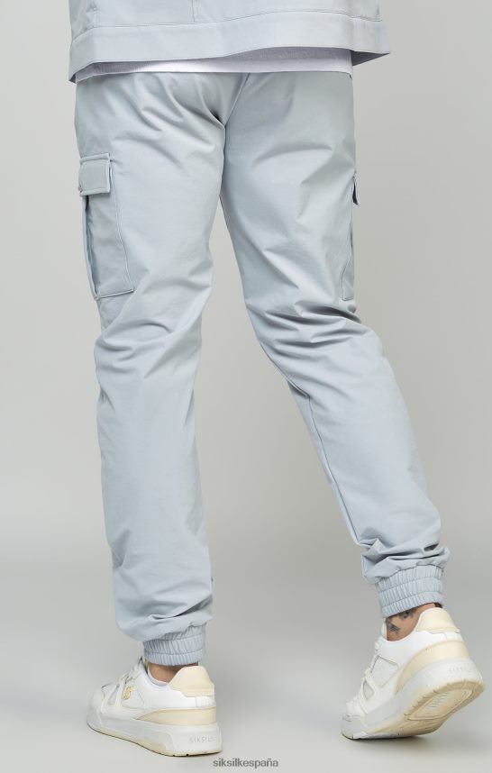 vestir es SikSilk hombres jogger cargo utilitario gris 4NP28R510