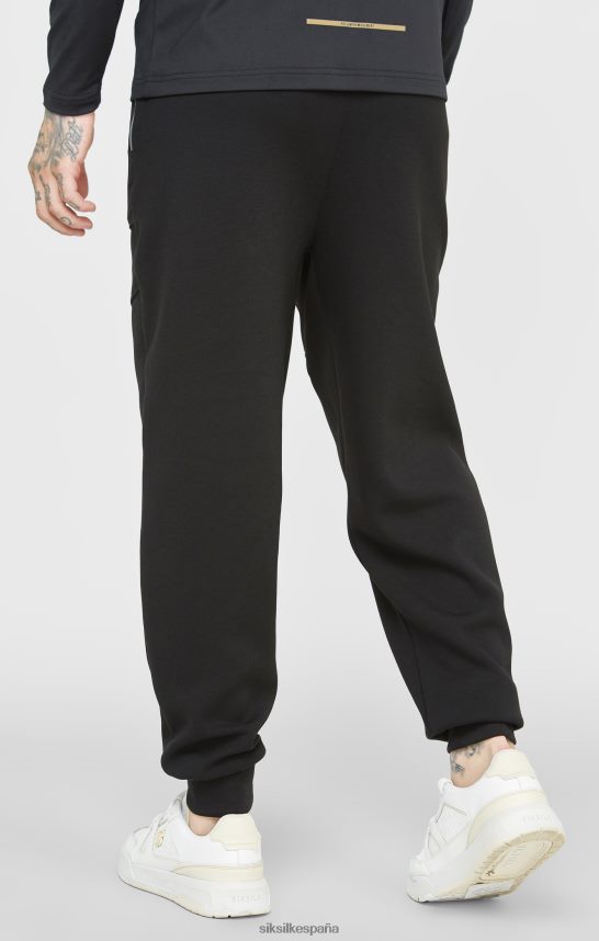 vestir es SikSilk hombres pantalon deportivo negro 4NP28R520