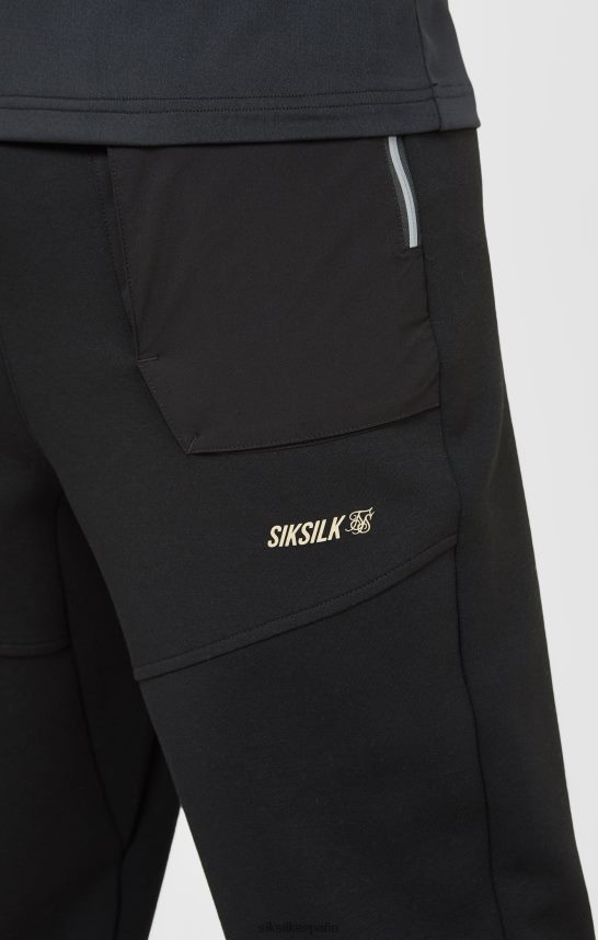 vestir es SikSilk hombres pantalon deportivo negro 4NP28R520