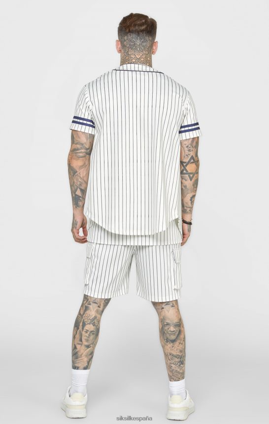 vestir es SikSilk hombres camiseta de beisbol color beige 4NP28R391