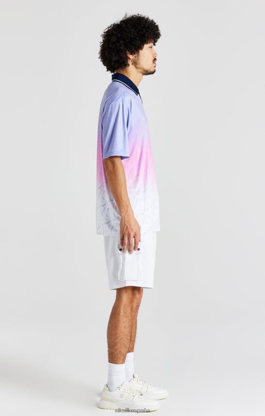 vestir es SikSilk hombres camiseta de fútbol azul marino 4NP28R382