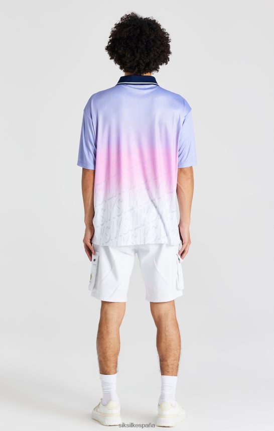 vestir es SikSilk hombres camiseta de fútbol azul marino 4NP28R382