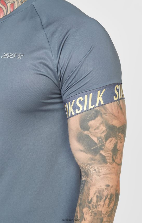 vestir es SikSilk hombres camiseta deportiva color carbón 4NP28R365