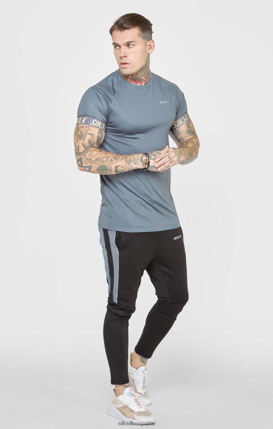 vestir es SikSilk hombres camiseta deportiva color carbón 4NP28R365