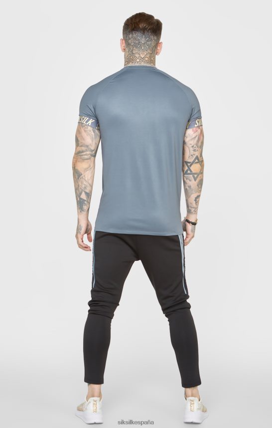 vestir es SikSilk hombres camiseta deportiva color carbón 4NP28R365
