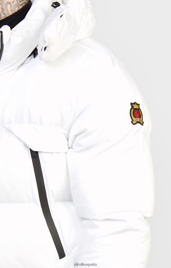 vestir es SikSilk hombres abrigo blanco de gerente 4NP28R488