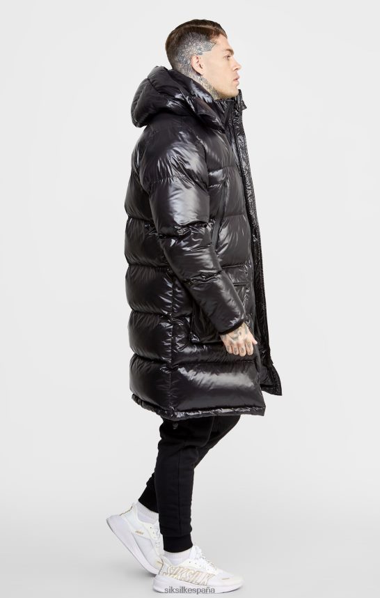 vestir es SikSilk hombres abrigo de gerente negro 4NP28R497