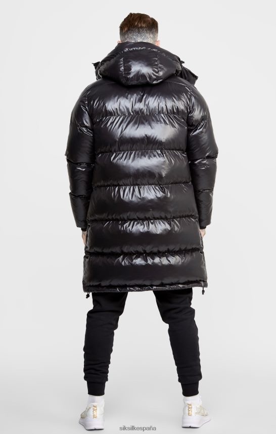 vestir es SikSilk hombres abrigo de gerente negro 4NP28R497