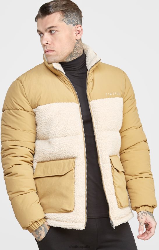 vestir es SikSilk hombres chaqueta de burbujas de piedra 4NP28R474