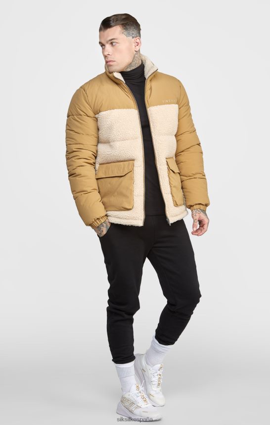 vestir es SikSilk hombres chaqueta de burbujas de piedra 4NP28R474