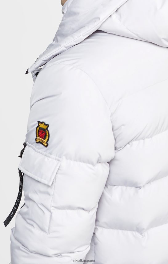 vestir es SikSilk hombres chaqueta parka gris 4NP28R487