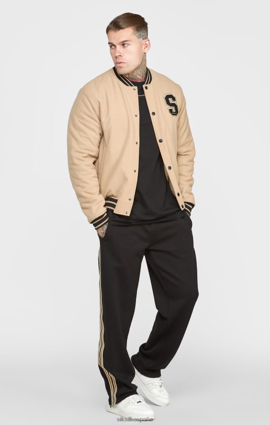vestir es SikSilk hombres chaqueta universitaria de aniversario crudo 4NP28R486