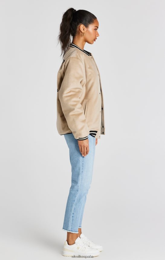 vestir es SikSilk hombres chaqueta universitaria de aniversario crudo 4NP28R486