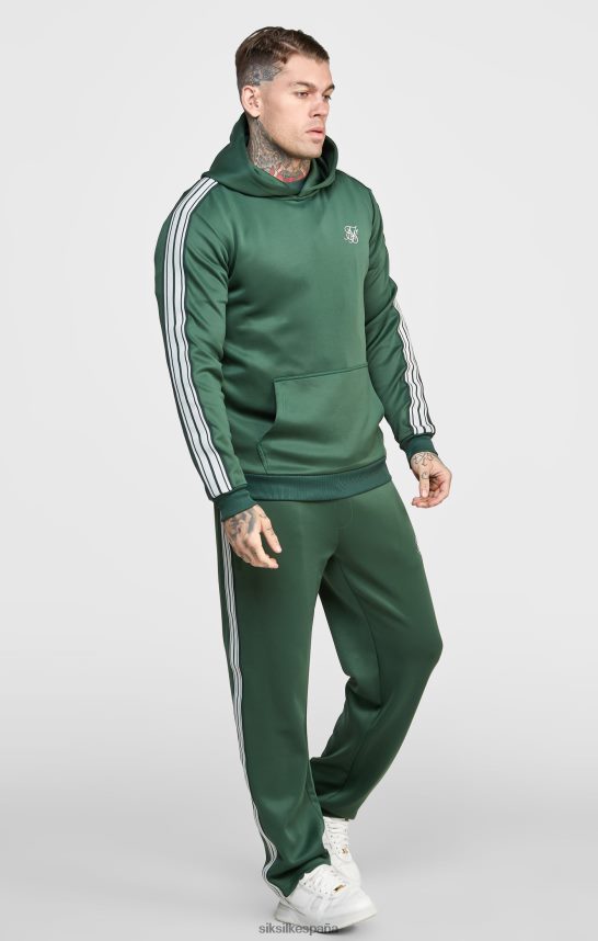 vestir es SikSilk hombres sudadera con capucha verde inteligente 4NP28R434