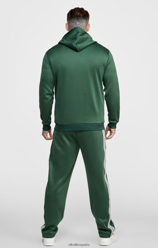 vestir es SikSilk hombres sudadera con capucha verde inteligente 4NP28R434
