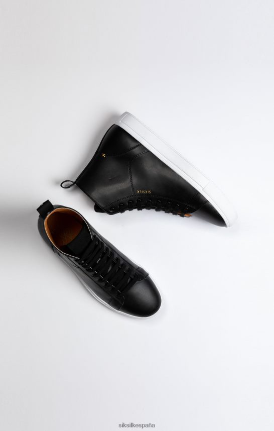 calzado es SikSilk mujer zapatillas altas clásicas negras 4NP28R260